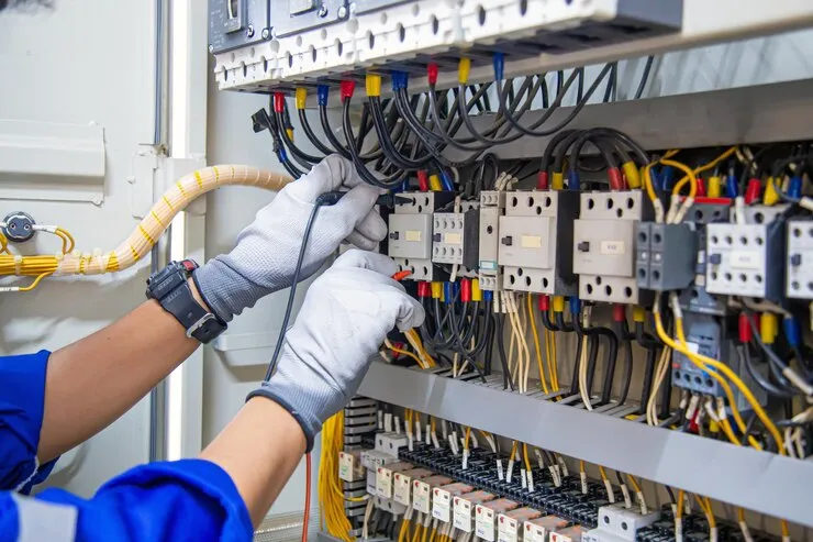 Certified electrician installing a modern, safe fuseboard in a Waterford home